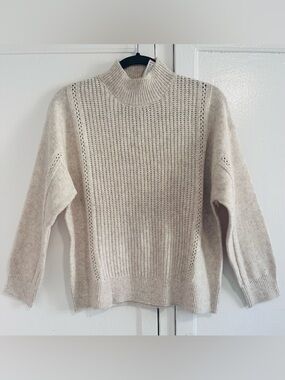 Mango Cream Knit Sweater